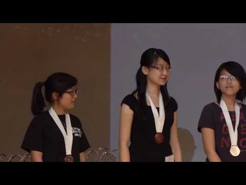 2012 Dr. Mary O'Keeffe presents 2011 Olympiad Medals