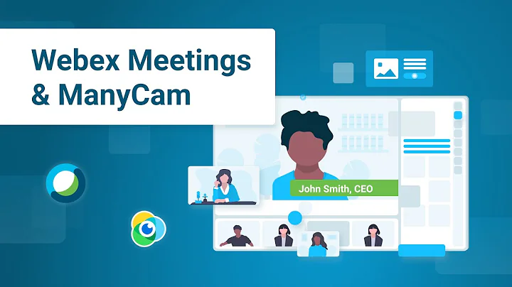 How to use Cisco Webex Meetings with ManyCam | Chroma Key, Virtual Backgrounds, Lower Thirds & More!