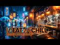 Rainy Night at the Ramen Shop 🍜 Cyberpunk Lo-Fi [Street Ambience &amp; Chill Beats] [1HOUR]