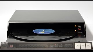 Sony PS-FL770 front loading turn table with lineair tracking arm