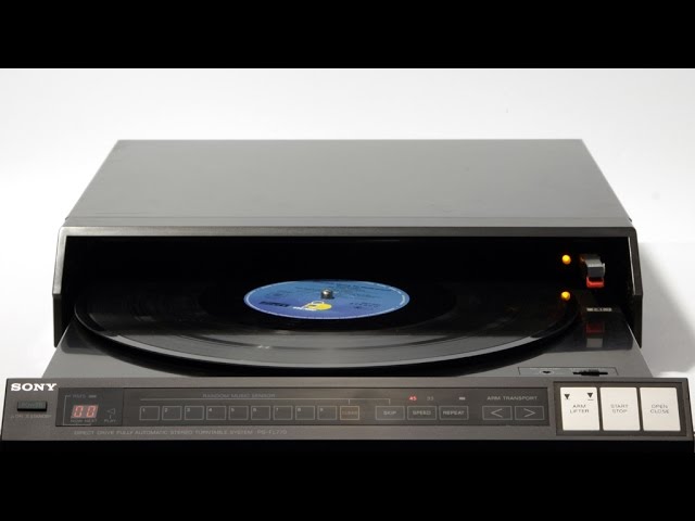 ラ*ー様 SONY PS-FL770 ステレオターンテーブル Sony PS-FL770 front loading turn table with lineair tracking arm