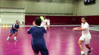 3-against-3 play after cutting inside and running free | Training | IHF Education Centre