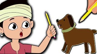 जादुई पेंसिल और लालची कुत्ता | Hindi Moral Story | हिंदी काहनिया Panchatantra Fairy Tales for Kids