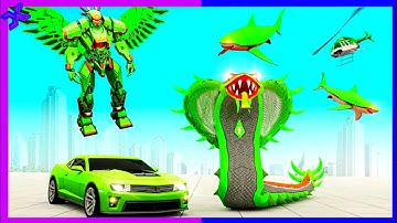 Multi Robot Car Transformation Android gameplay