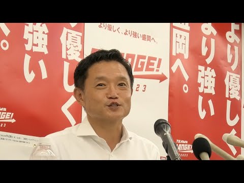 【盛岡市長選挙】内舘しげる氏・投票しなかった人への言葉（2023年8月14日撮影）