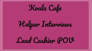 Koala Cafe Answers For Application Center - application center for boba cafe on roblox answers faiiryliights