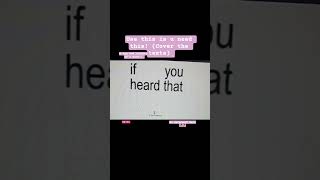 Ahjwkannsjsjs spotify  butifyoucloseyoureyes  haveitoldyoulatelythatiloveyou