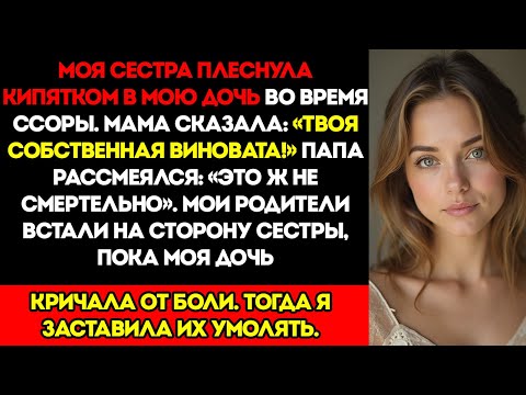 Во время ссоры моя сестра плеснула кипятком в мою дочь — а родители назвали её «вспыльчивой»