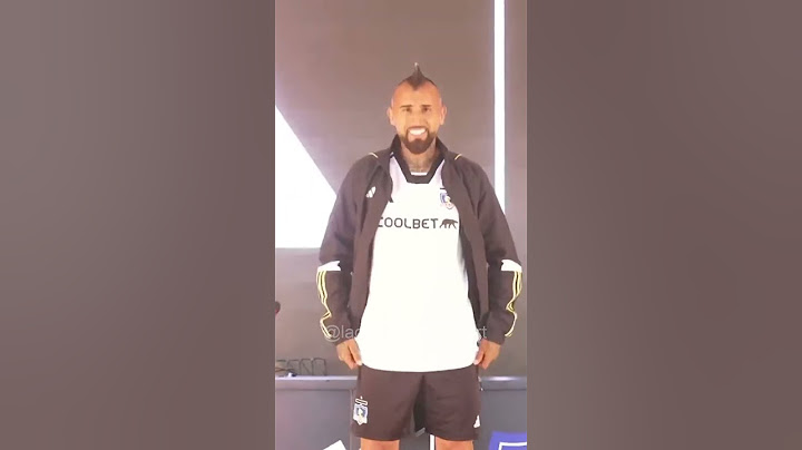 ARTURO VIDAL presenta la NUEVA CAMISETA de COLO COLO para la temporada 2024. #arturovidal #colocolo