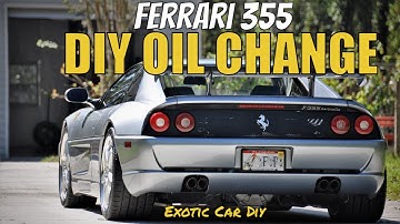 Zelf een Ferrari F355 olie verversen
