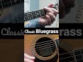 Classic Bluegrass Lead, 2 Different speeds! #shorts #guitarlesson #tonyrice