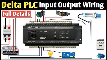 PLC Input Output Wiring! PLC Wiring With Source and Sink Mode!Delta Plc Wiring! Plc Control Wiring