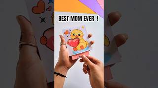 Last-Minute Mother’s Day Card DIY 🌸 #shorts #diy #mothersdaycard #mothersday#handmade #youtubeshorts