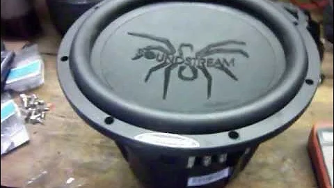 Soundstream T5 12'' subwoofer ! blown !