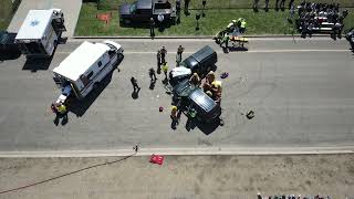 2024 MCC Mock Crash Drone Video