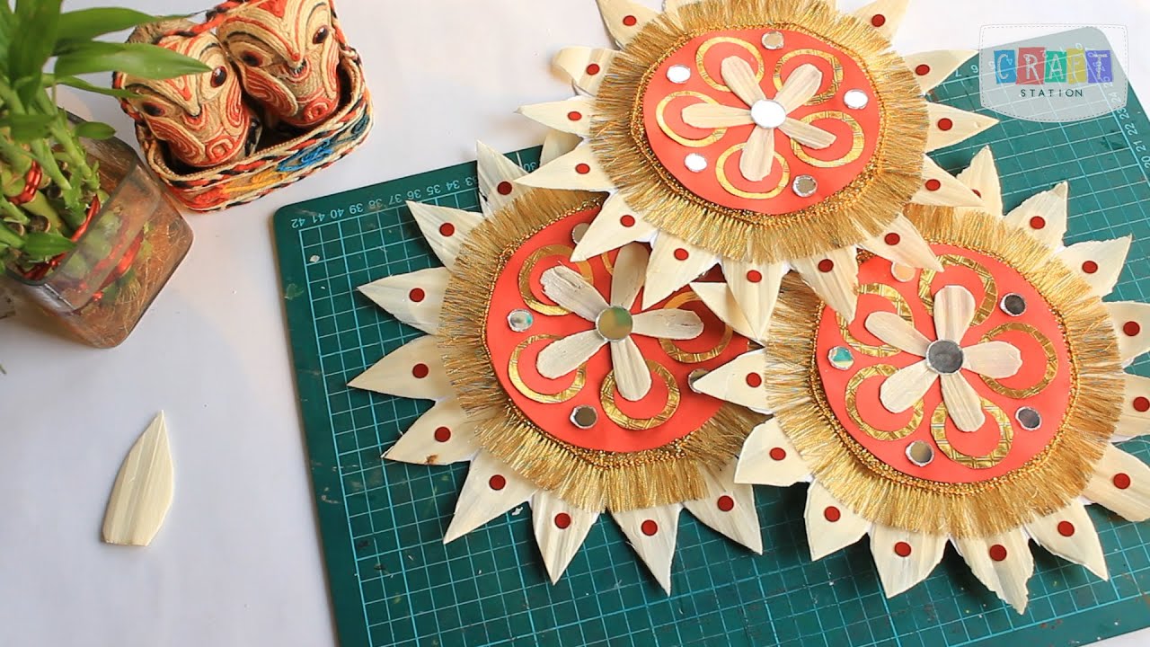 Beautiful Chandmala Traditional Bengali Shola Wood decoration for