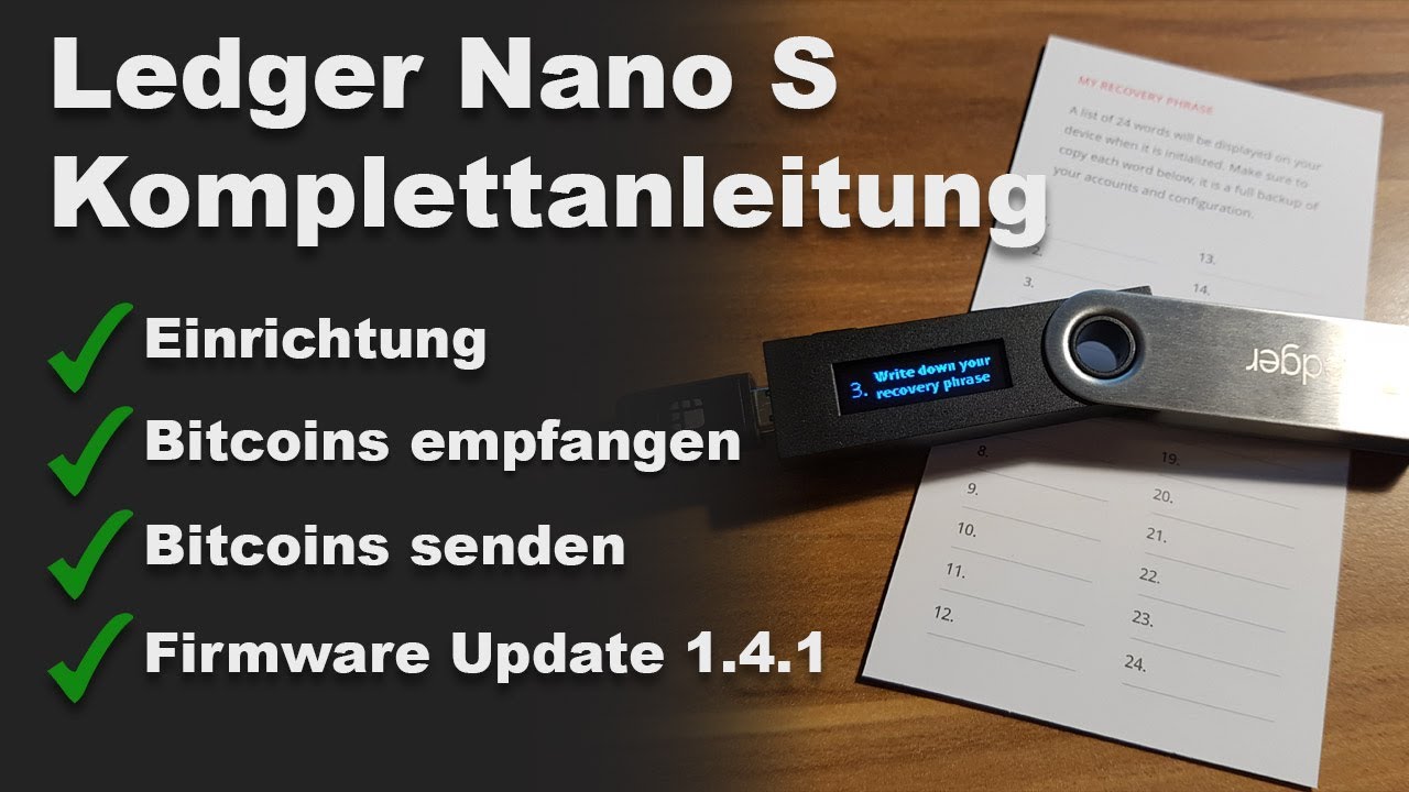 Ledger Nano S Deutsch Ledger Nano S Deutsch