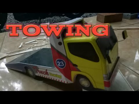 Cara membuat miniatur  truk  Towing dari  triplek  YouTube