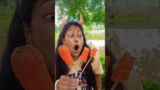 Yellow and Pink Lollipop Flavor Test by technical f.....#shorts