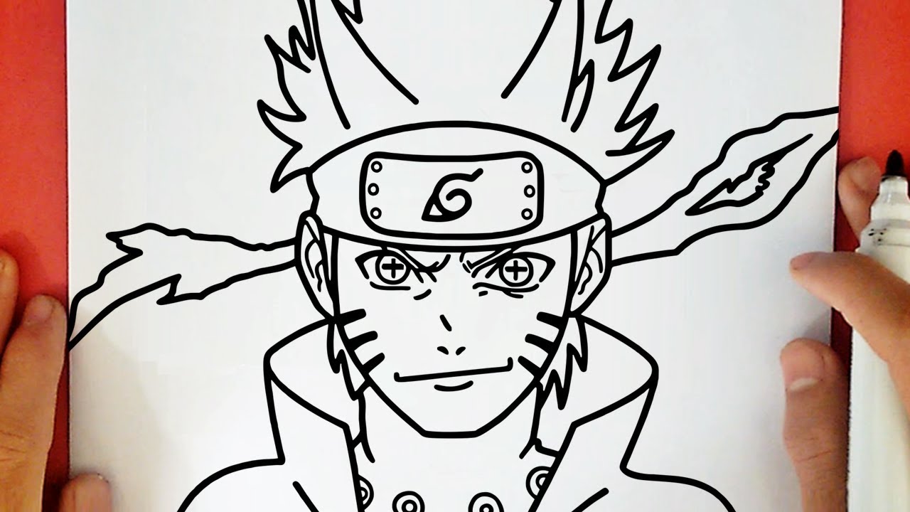 Como Desenhar NARUTO/ BORUTO - Passo a passo - How to Draw NARUTO