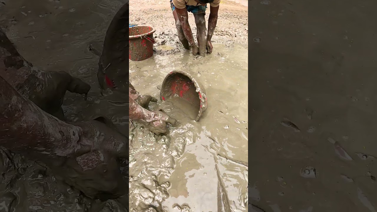 Amazing Dry Season Village Fishing Video 