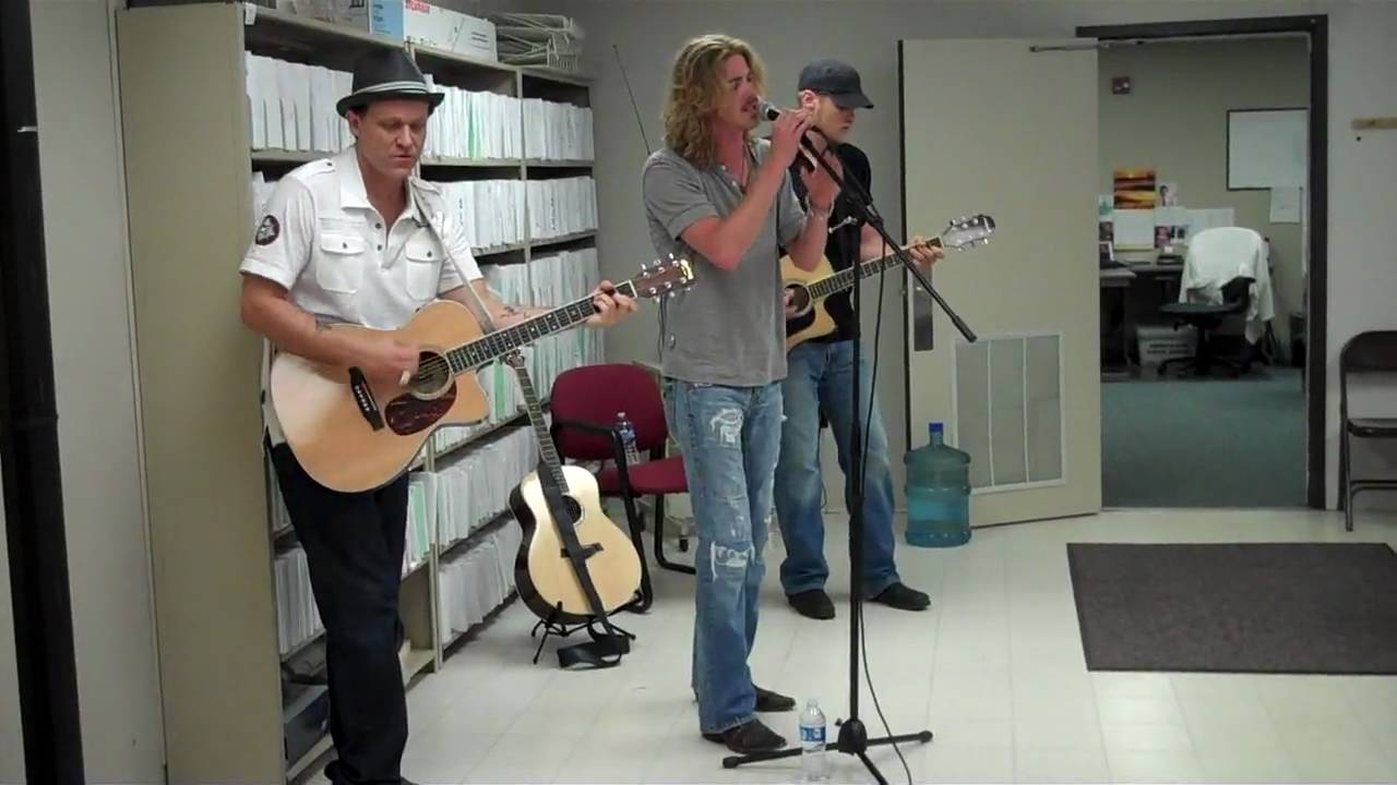 Bucky covington a fathers love wivk fm 107 7 cubicle concert youtube