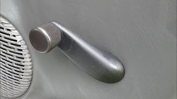 Removing & Installing a Window Crank Handle - Automotive