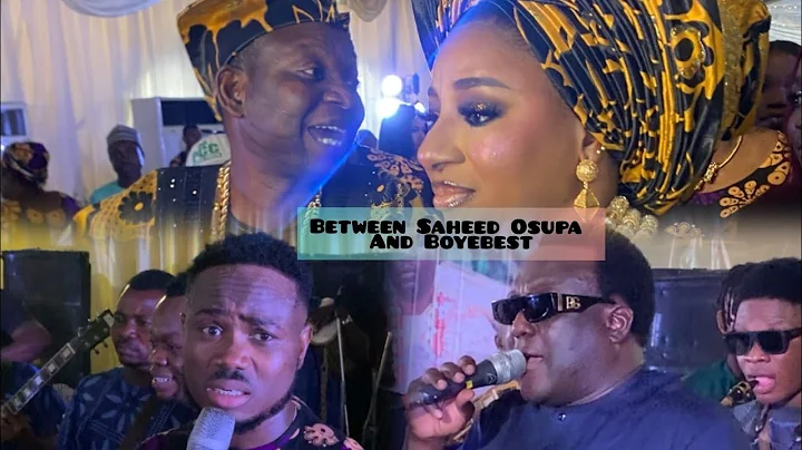 SEE WHAT HAPPENED BETWEEN SAHEED OSUPA AND BOYEBEST ON STAGE AT AFEEZ OWO MOVIE PREMIERE 