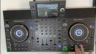 Denon DJ SC LIVE 4 Standalone DJ Controller with Stem Separation on 4 Decks, Wi Fi Streaming, Build