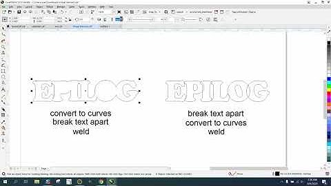 Corel Draw Tips & Tricks Weld Text but in what order