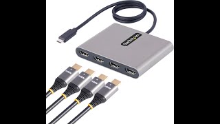Startech.com Quad Hdmi Usb-C For Pc Review - Pros Cons - Usb C To Quad Hdmi Adapter