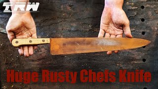 Huge Antique Knife Restoration