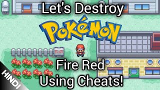 Let's Destroy Pokèmon Fire Red Using Cheats! In Hindi! screenshot 5