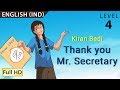 Kiran bedi thank you mr secretary learn english ind  story for children bookboxcom