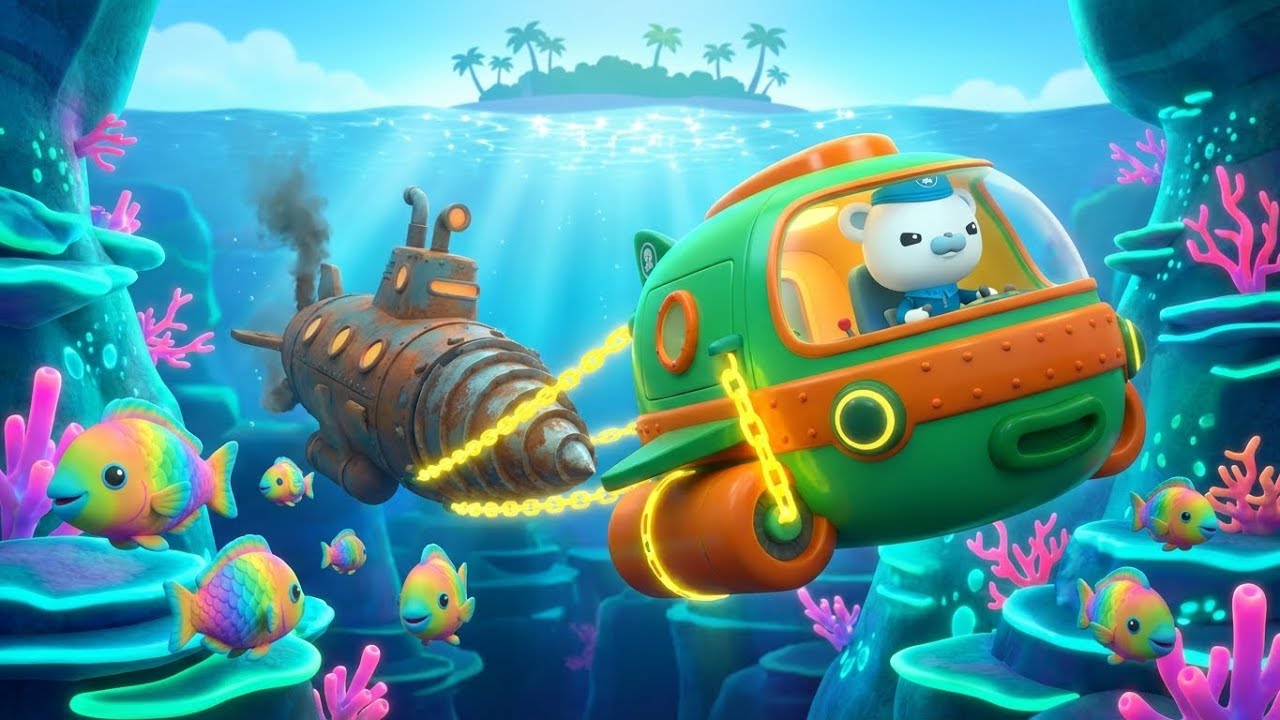 🏝️ The Mystery of the Disappearing Island! 🦜 Rescue the Parrotfish Sand Factory! | Octonauts Full