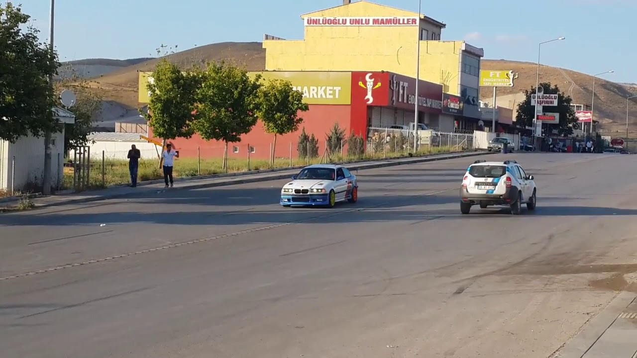 BMW E36 TURBO DRİFT CAR İVEDİK SANAYİ VİRAJ