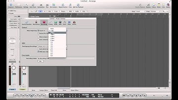 Logic Pro 9 Guide | How to Change Metronome Count In When Recording