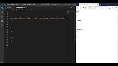 PHP Loops/ Looping dalam PHP