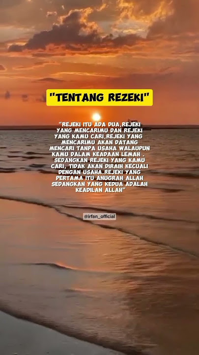 kata kata islami tentang rezeki#katamotivasiislam #quotes #storywa