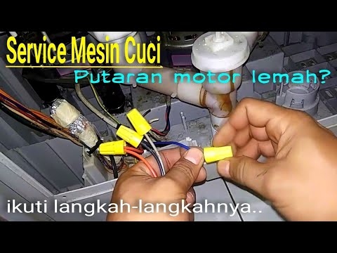 Cara mudah copot klem baut motor spin mesin cuci. 