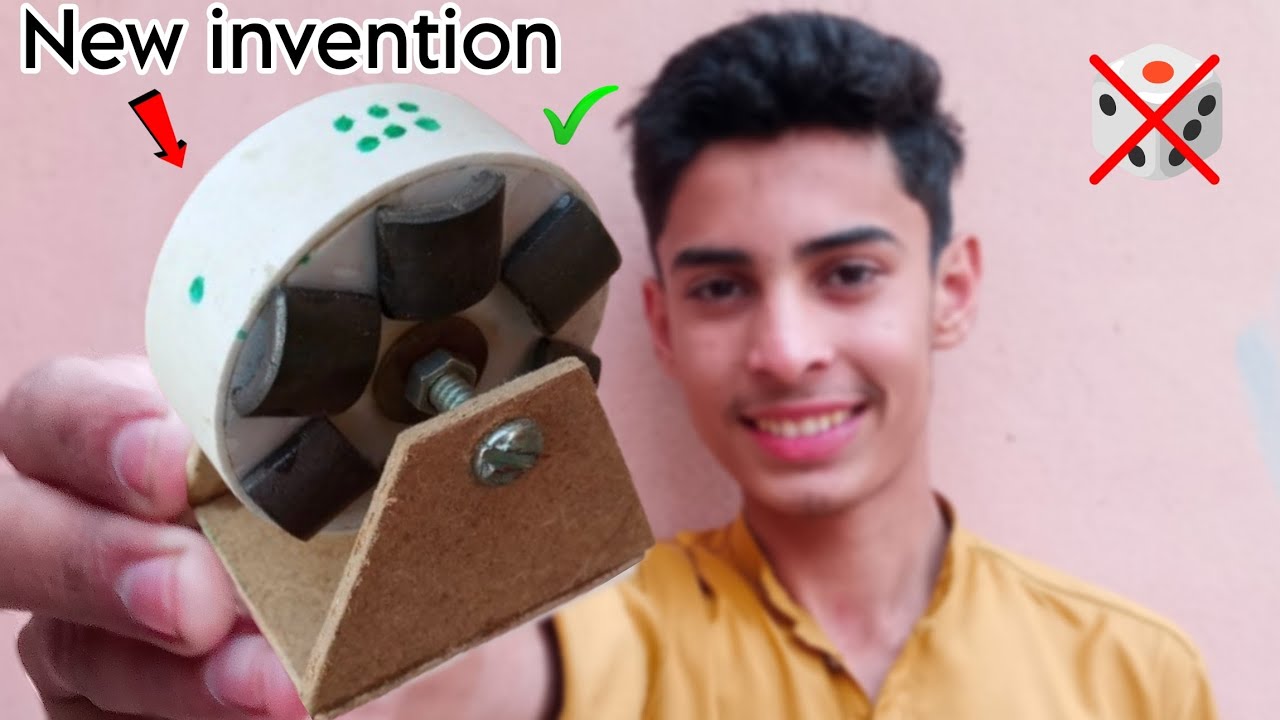 How to make Rolling ludo dice at home // smart dice # New invention 