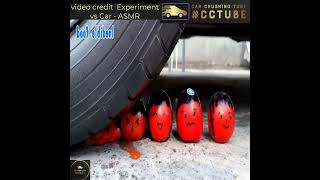 Car vs things experiment | things vs car compilation | car crushing tube #cctube | part 1 screenshot 2