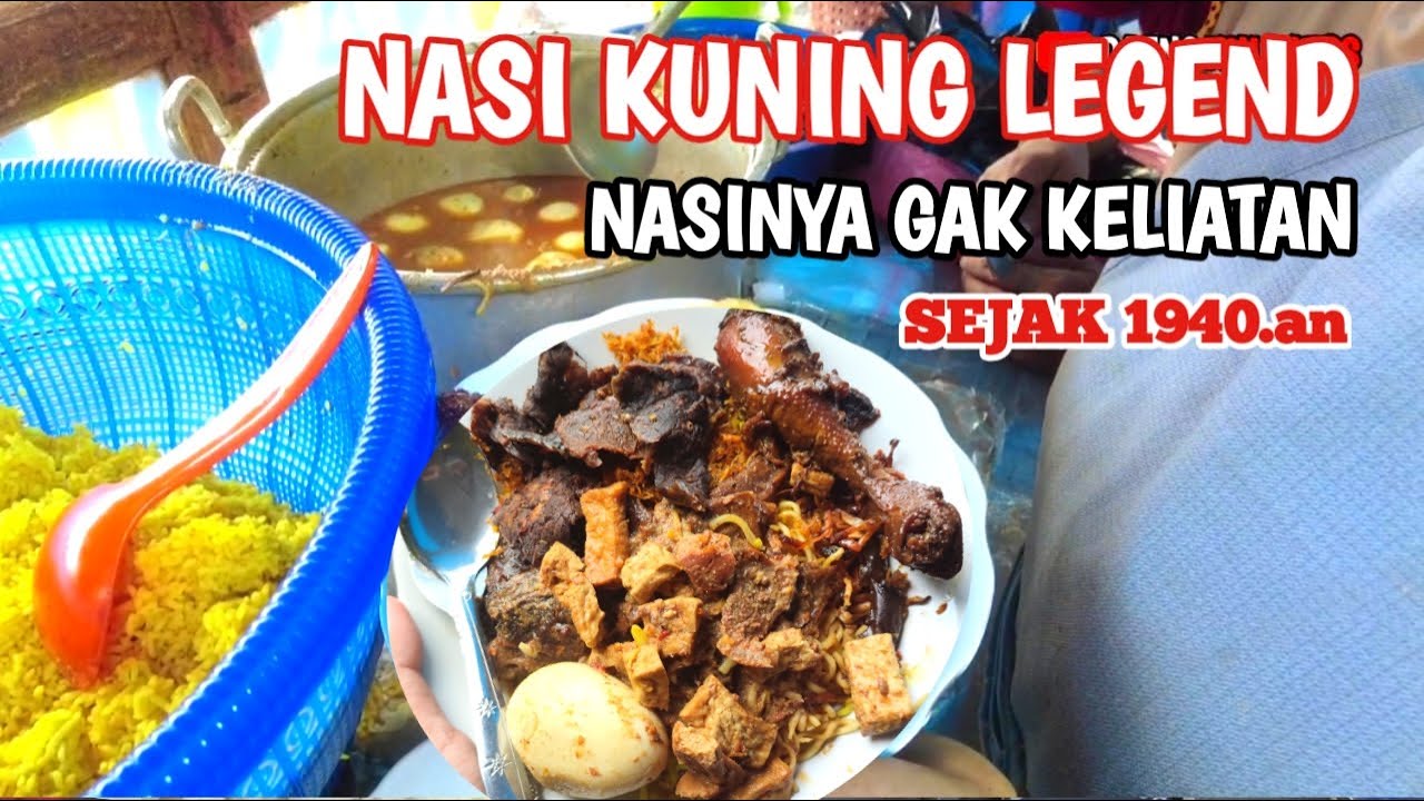 KULINER MAKASSAR NASI KUNING TERLEGEND SEJAK 1940.an