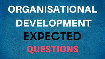 Organisational Development Expected Questions (Hindi)-M.COM/NET/SET