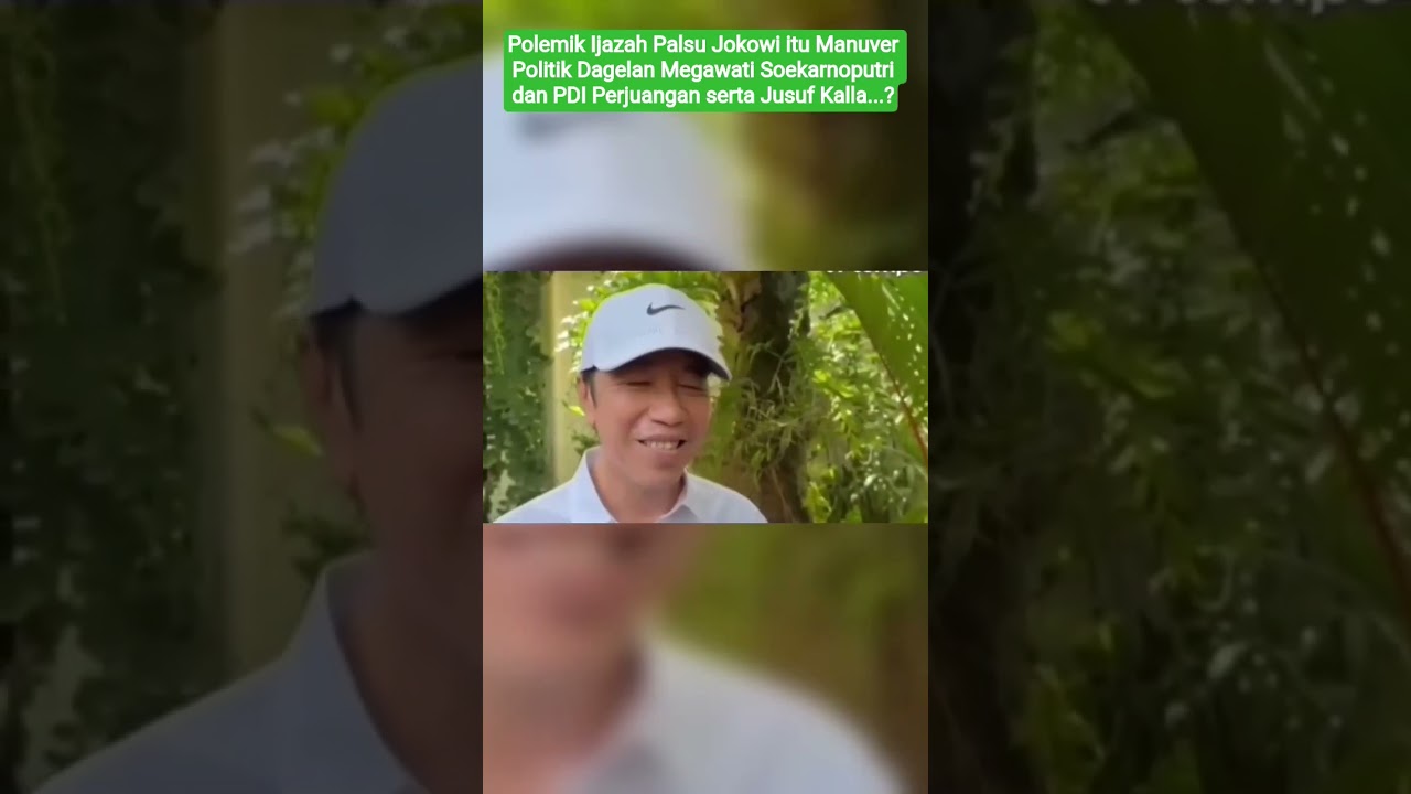 Polemik Ijazah Palsu Jokowi, Manuver Politik Dagelan Megawati dan PDI Perjuangan serta Jusuf Kalla?