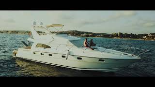 Yacht in Barcelona 🤗 Sunquest 57 .