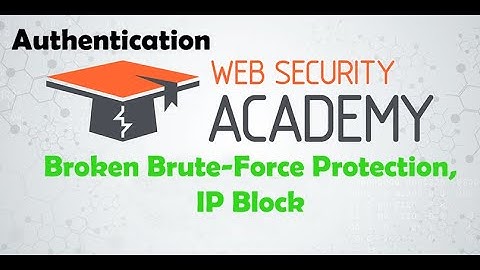 Broken brute-force protection, IP block | PortSwigger Web Security Academy |  BurpSuite 03