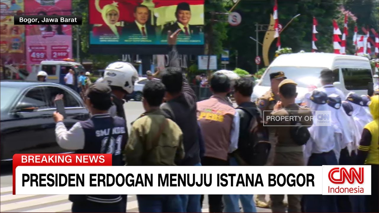Presiden Erdogan Menuju Istana Bogor