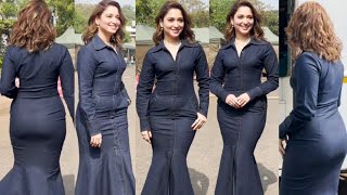 Baapre Baap बद Boom ह Tamanna Bhatia Flaunnts Her Huge Figure In Blue Tight Bodycon Outfit