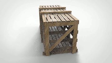 Wooden Crate 3d Model Download on 3d2v.com